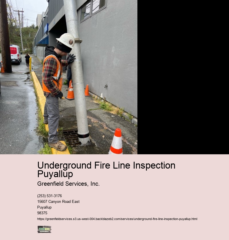 Underground Fire Line Inspection Puyallup